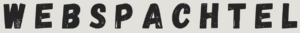 Webspachtel Logo-Text – Webseiten für Handwerksbetriebe
